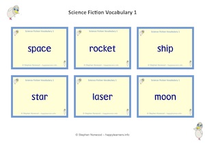 Science Fiction vocabulary pack 1